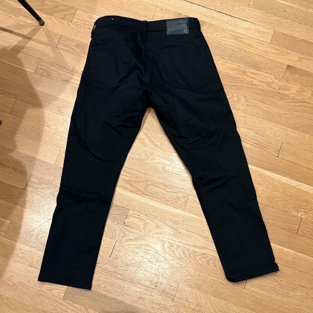 NWOT - Men's AG Sueded Black Denim Jeans (Tellis/Modern Slim) 32 x 34